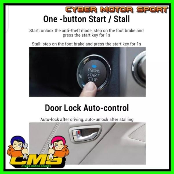 Alarm Mobil Rfid Plus Start Stop Engine Button Remot Keyless Entry Original Dan Terpercaya