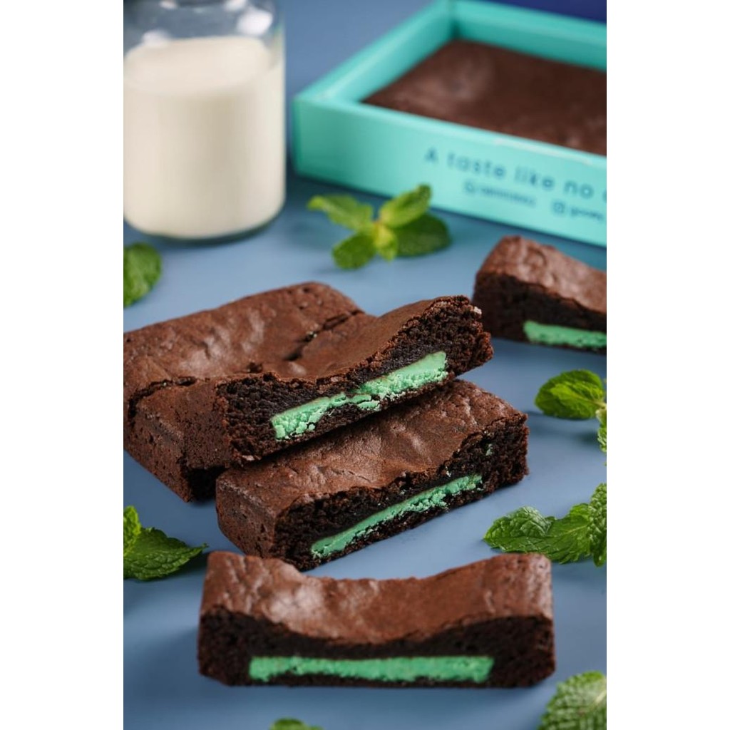 

Murah Fudgy Mint Chocolate Brownies