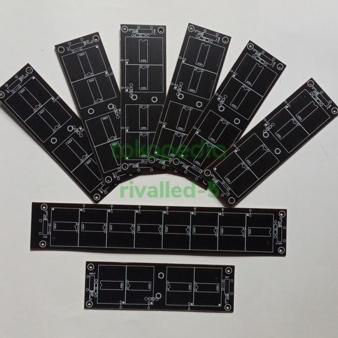 PCB JADWAL SHOLAT SEVENT 7 SEGMENT 1 INCH ANODE