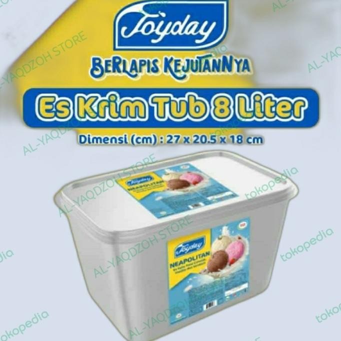 

Murah Ice Cream Joyday 8Liter - Rasa Neapolitan