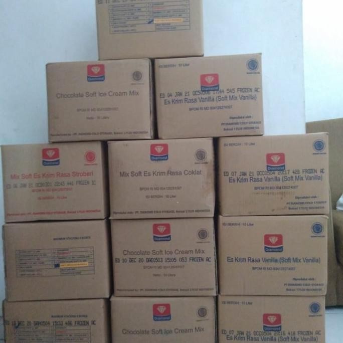 

Grosir Softmix Ice Cream Diamond 10 Liter