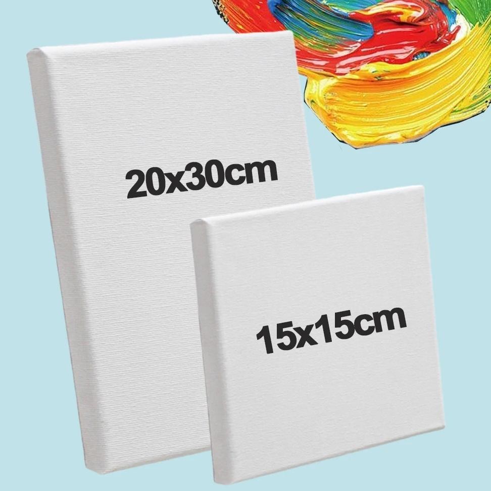 

Blank Canvas Board Oil Painting Frame 15*15/20*30Cm Stretched Canvas Art Drawing Acrylic Gouache Creation Diy Graffiti Supplies