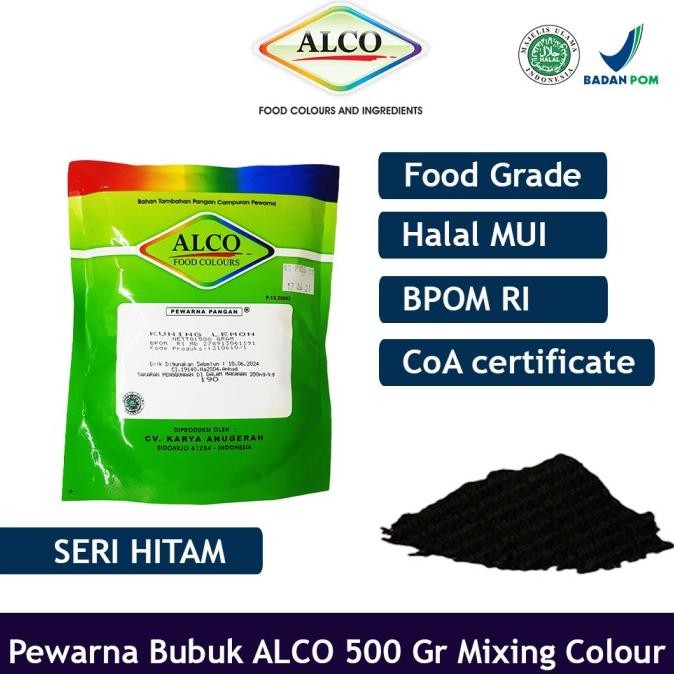 

TERSEDIA Pewarna Makanan Kue Bubuk ALCO 500 g Mixing Colour