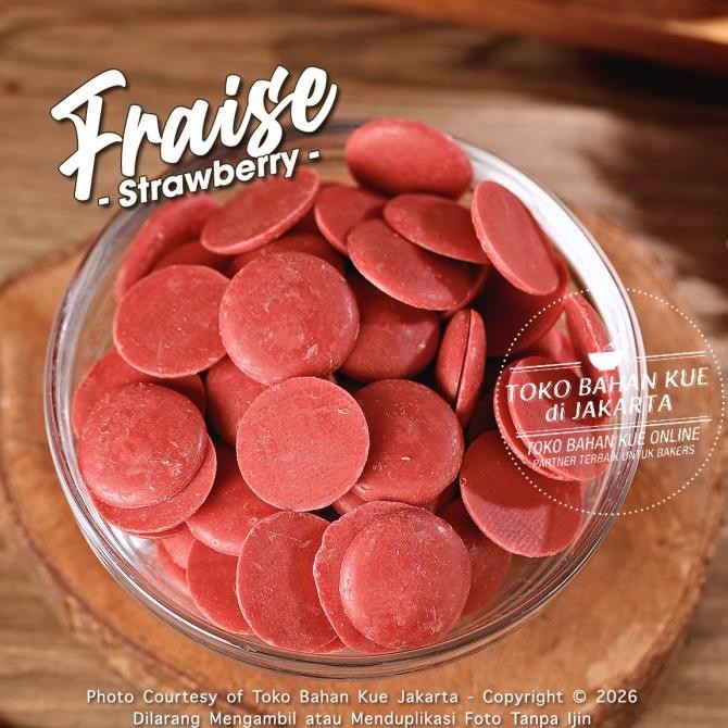 

TERSEDIA Valrhona Chocolate Couverture 100gr Inspiration Fraise STRAWBERRY