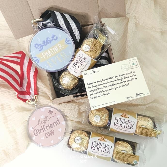 

Cokelat Ferrero rocher - paket medali coklat