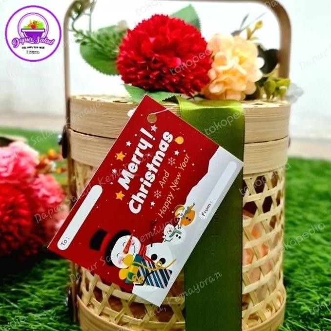 

Hampers / Parcel Buah Tas Anyam Bambu + FREE Kartu Ucapan