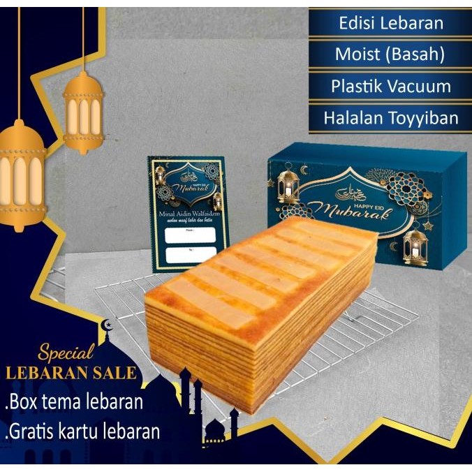 

Promo Lapis Legit Keju Super(Full Wisman) 20X10 Cm