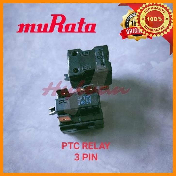 [hyl] ptc relay kulkas 2 pintu murata original