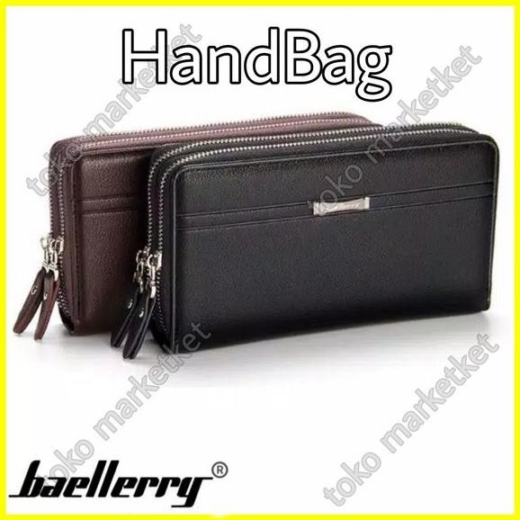 Handbag Baellerry Import Original Asli dari China Clutch Pria Wanita Fashion Tas Tangan Handy Formal