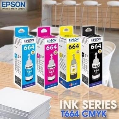 [ORIGINAL BOX] TINTA EPSON T664 L SERIES WARNA CMY / L120 L310 L360 Original