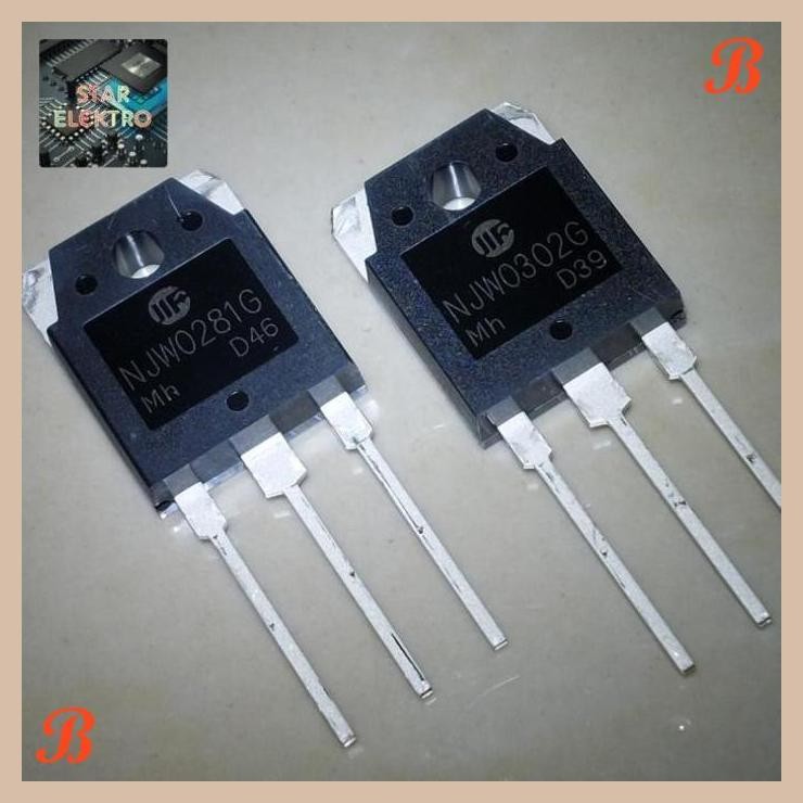 [SRE] NJW0281G NJW0302G Jilin Sino Sepasang Transistor Final NJW0281 NJW0302