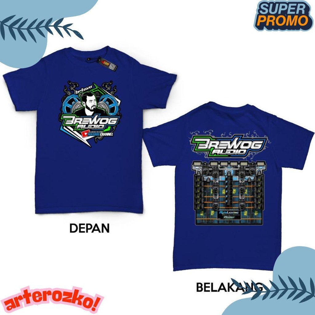 Baju Kaos Sound System Anak Brewog Audio Sound Horeg Team Sotok Katun | Sound Balap Blitar Diskon