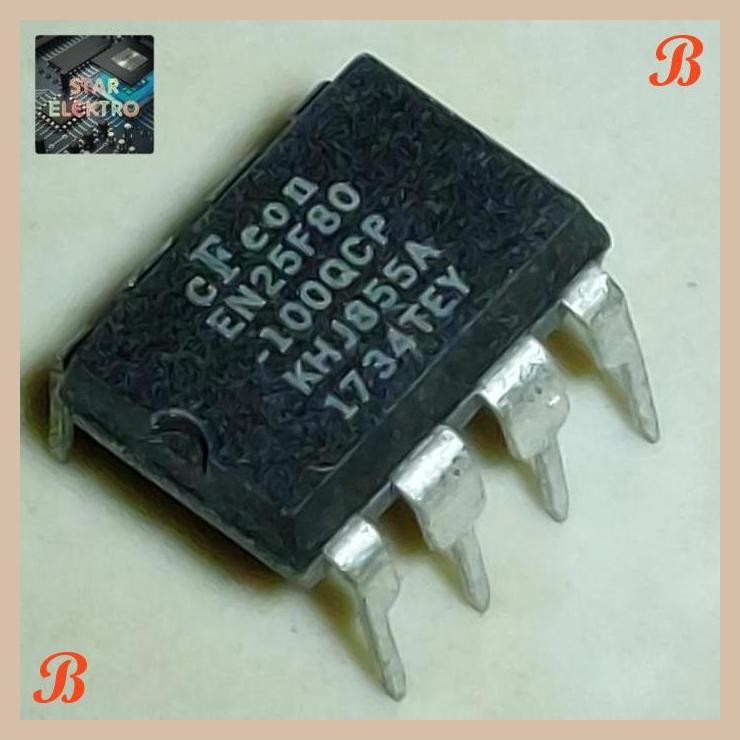 [SRE] EN25F80 Dip-8 cFeon EN 25F80 100QCP IC Eeprom Flash 8MBit 100MHz SPI