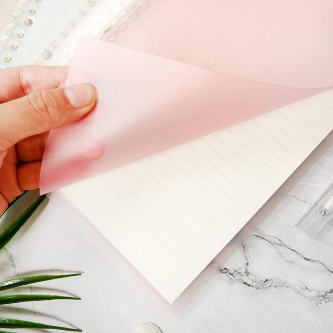 

BINDER B5 - A5 MIRIP KOKUYO LEBIH MURAH / Binder Transparan B5-A5 / FILE BINDER / organizer Panmomo Slim File Binder Notebook murah