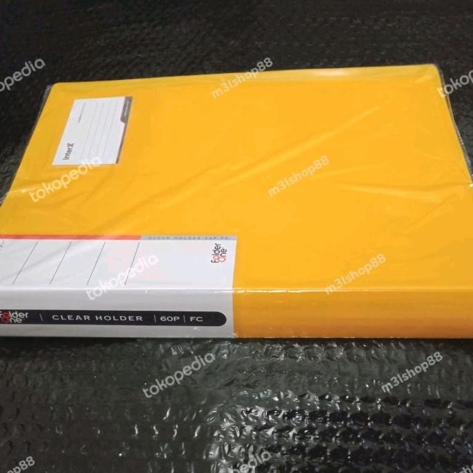 

Clear holder/dokumen keeper isi 60 pocket folio (f4). Merk folder one murah