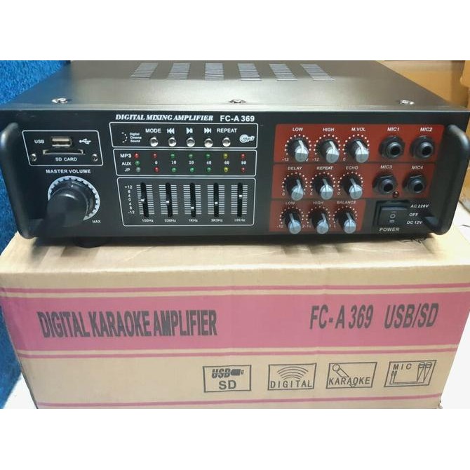 Baru power mixer 4 channel elsem usb sd dan equalizer