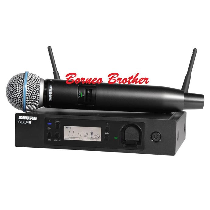 Produk Baru Shure GLXD24R/B58A GLXD 24R / Beta 58A Original Mic Wireless Handheld