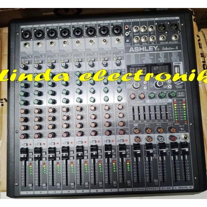 Baru mixer ashley selection 8 ORYGINAL 8 channel ashley selection8