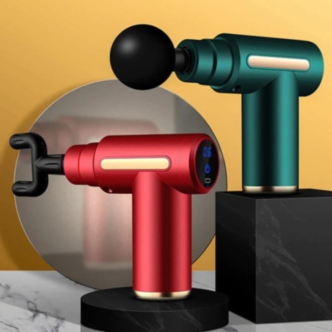 Produk Baru ROLINSON RL-MG01 Alat pijat MASSAGE GUN - DEEP TISSUE MUSCLE MASSAGER