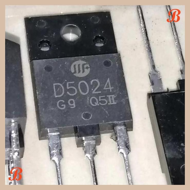 [SRE] D5024 To-3pf 2SD5024 Besar D 5024 Transistor Horizontal TV Polytron NPN