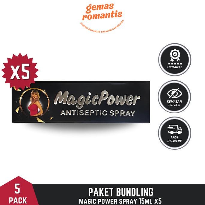 Produk Baru Bundling Tisu Magic Power Spray x5 Botol - Tissue Magic BPOM Original