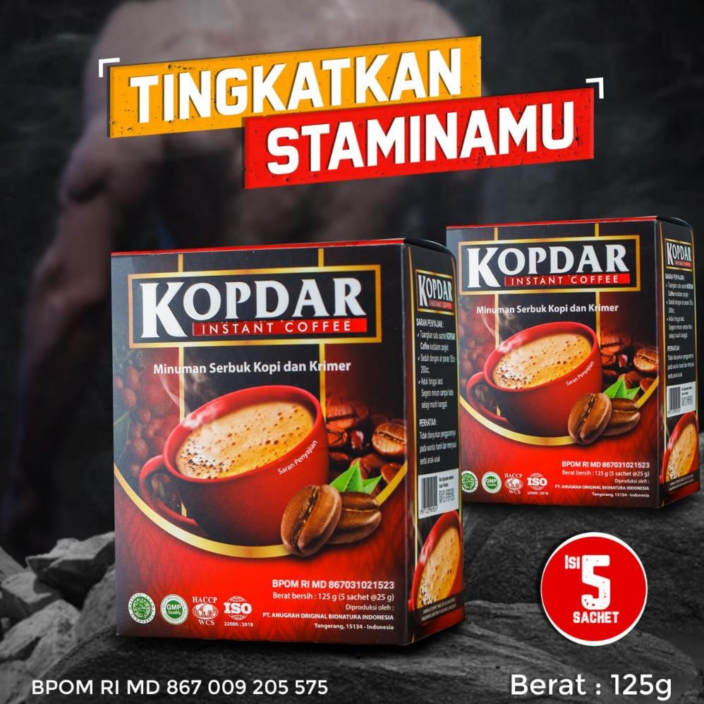 

KOPI KOPDAR RASA KOPI BORNEO - OBAT KUAT (GRATIS PACKING BUBBLE)