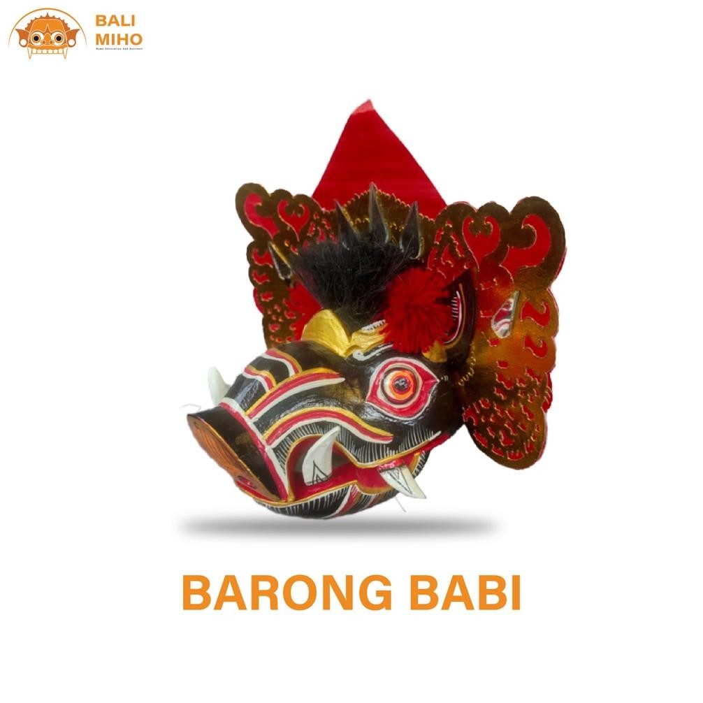 Living Barong Babi - Barong Kayu - Topeng Barong-Tapel Barong-Barong Bangkung-Pajangan Barong Bangku