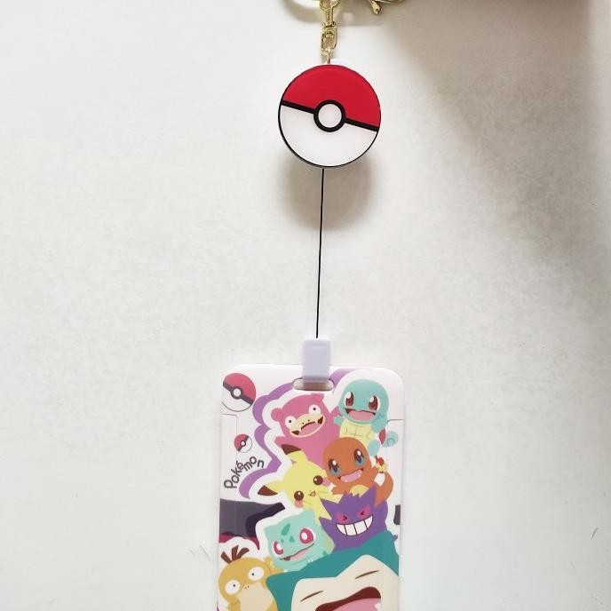 

Name Tag ID Card Badge Reel Holder / Gantungan Wadah Kartu Pokemon Go murah