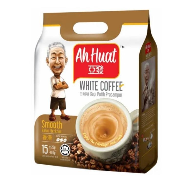 

AH HUAT White Coffee Smooth Malaysia (15 sachet)