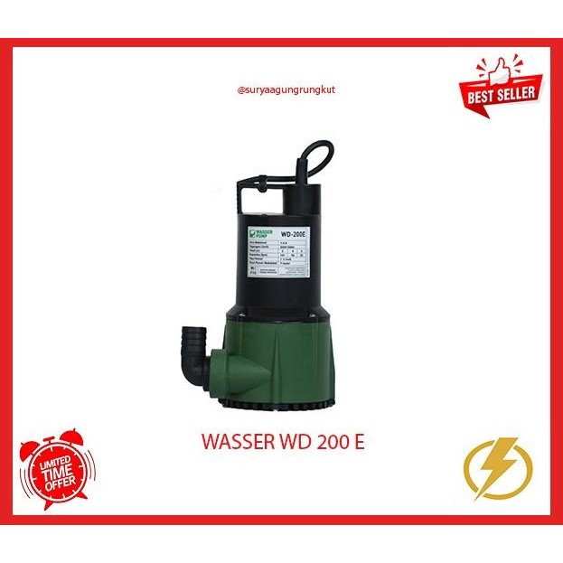 Sale Pompa Celup Wasser 200 Watt Wd - 200 E