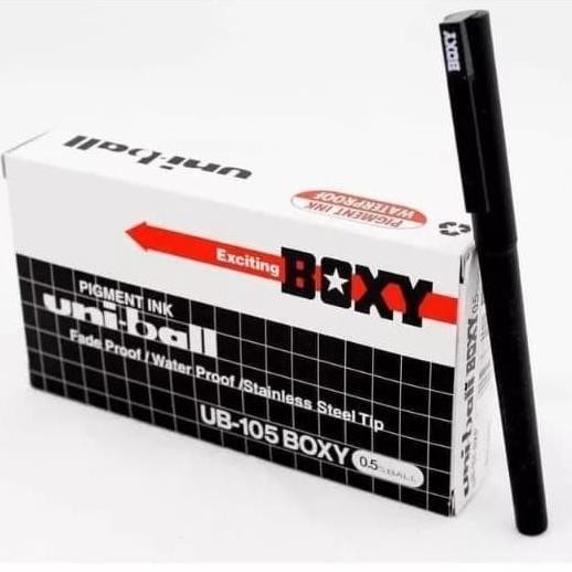 

PULPEN PEN UNIBALL BOXY 0.5mm WATER PROOF - UB 105