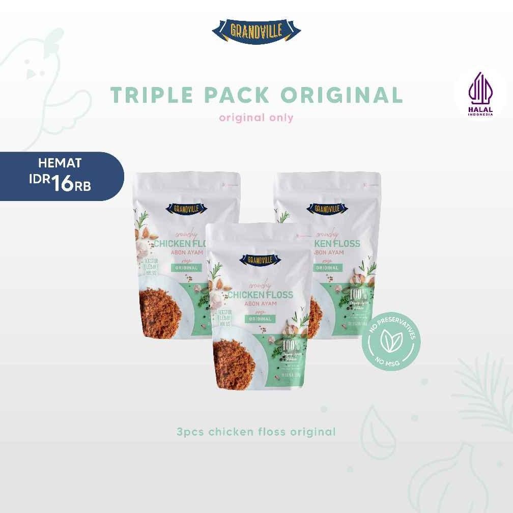 

Grandville Abon AYAM Crunchy Triple Pack Original