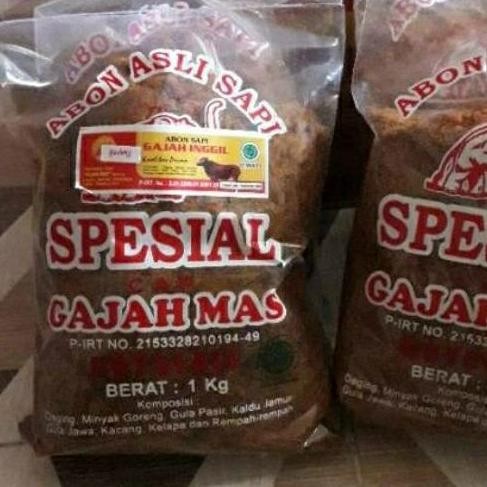

Sale Abon Sapi Gajah Inggil 1Kg Pedas Kemasan Pouch/Thinwall