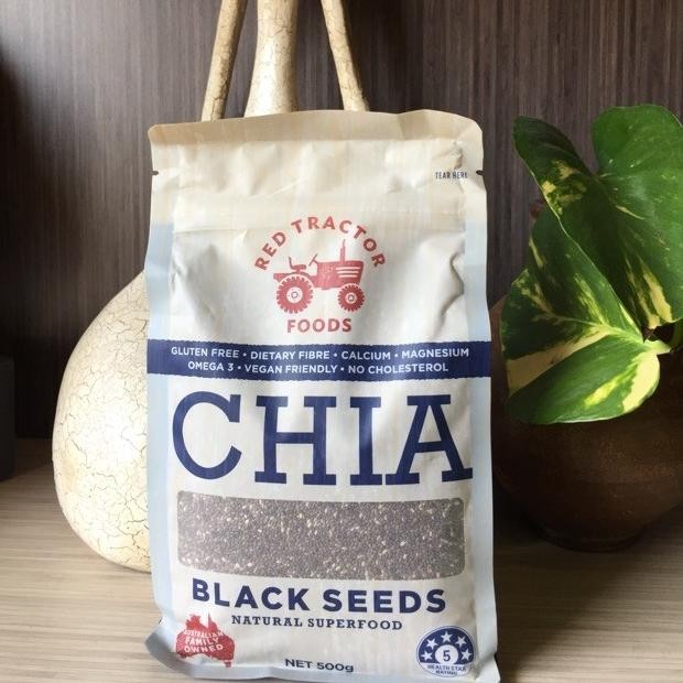 

Grosir Red Tractor Australian Chia Black Seeds 500Gr Biji Chia Hitam Import