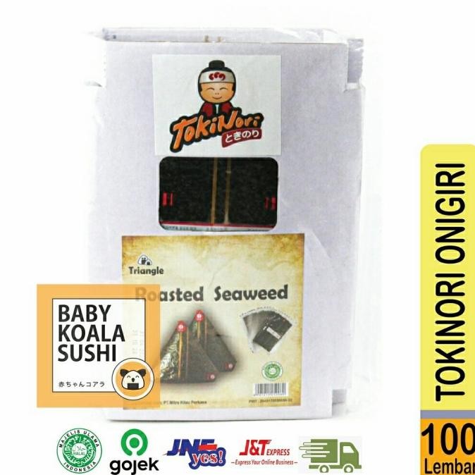 

Murah Tokinori Triangle Nori Onigiri Halal 100 Sheets | Onigiri Wrapper