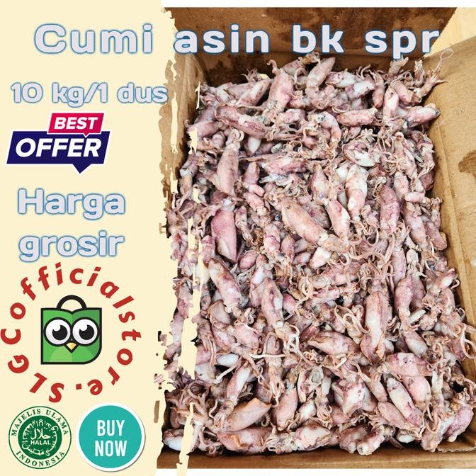 

Murah Ikan Asin Cumi Bk Spr 1 Dus 10Kg/10.000Gram