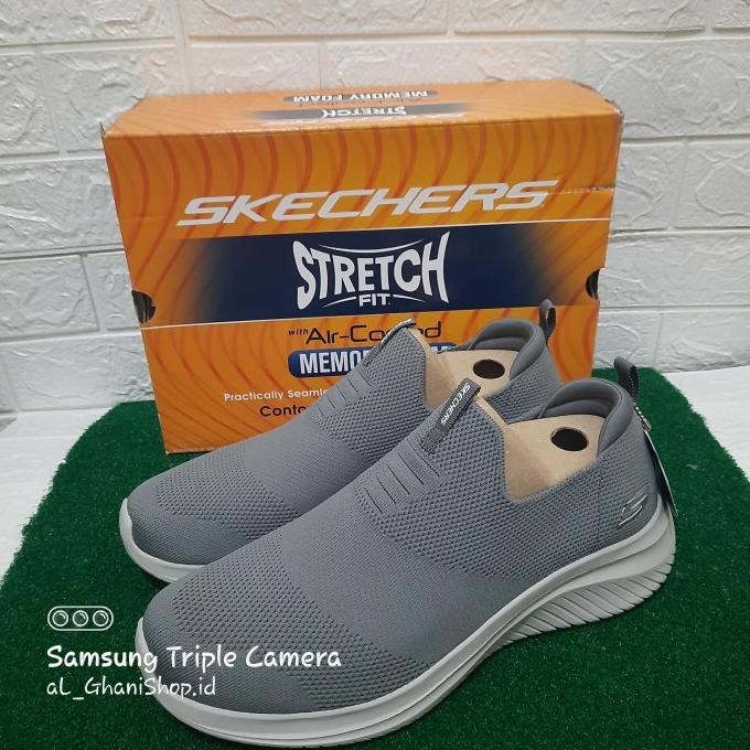 sepatu slip on pria SKECHERS ULTRA FLEX 232314 original BNIB