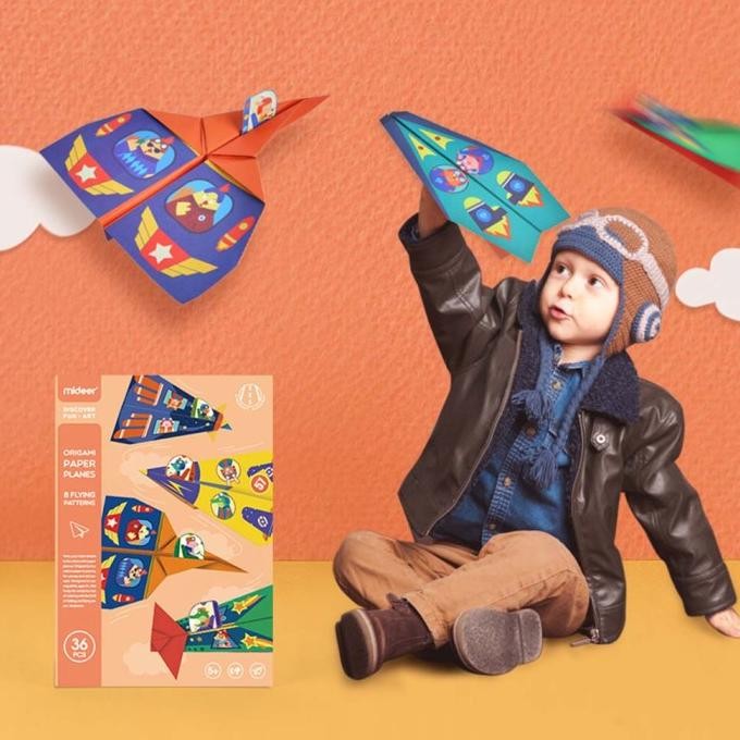 

Mideer Origami Paper 3D Animals & Planes Mainan Edukasi Anak Terbaru