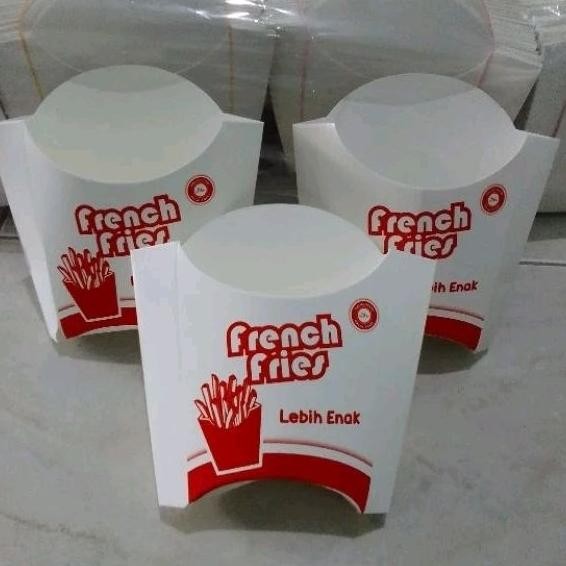 

Promo Meriah Or42 Dus Kentang French Fries Foodgrade Isi 100 Pcs, Murah Bisa Castom. Termurah Berkualitas