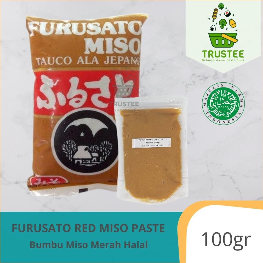 

Uj-32 Furusato Pasta Miso Merah Halal / Tauco Ala Jepang Untuk Sup Miso Soup Ramen Udon 100Gr [10Pcs = Kemasan 1Kg]