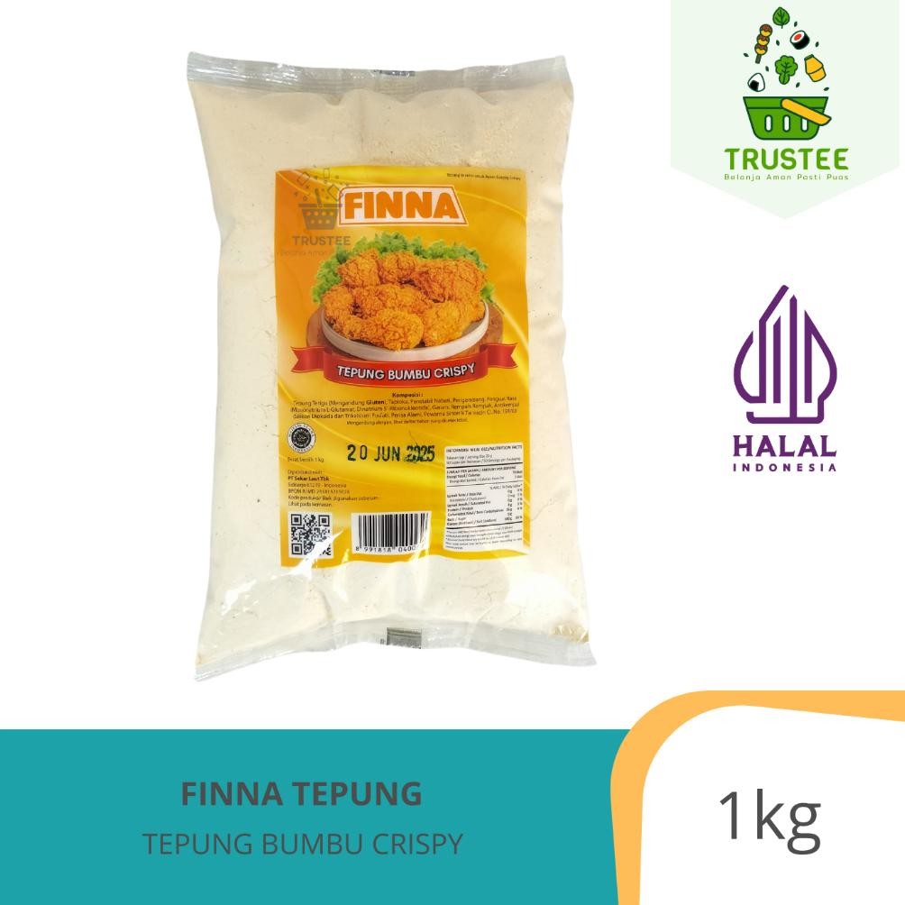 

Dh-68 Finna Tepung Breader Bumbu Ayam Goreng Crispy Serbaguna / Fried Chicken 1Kg