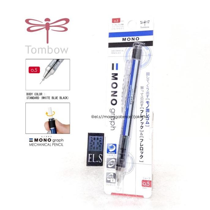 

Terbaru Tombow Mono Graph 0.5 / Pensil Mekanik 0.5 -Standard Body