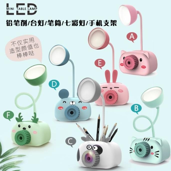 

Terbaru Lampu Meja LED + Rautan pensil / Lampu Baca / Lampu Belajar