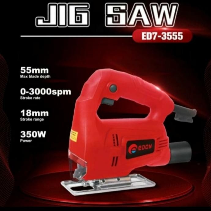MESIN JIGSAW MESIN GERGAJI TRIPLEK EDON ED7 3555