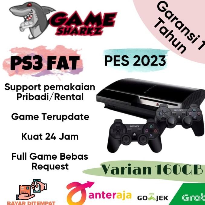PS3 PS 3 SONY PLAYSTATION 3 FAT HDD 160GB STOK TERBATAS