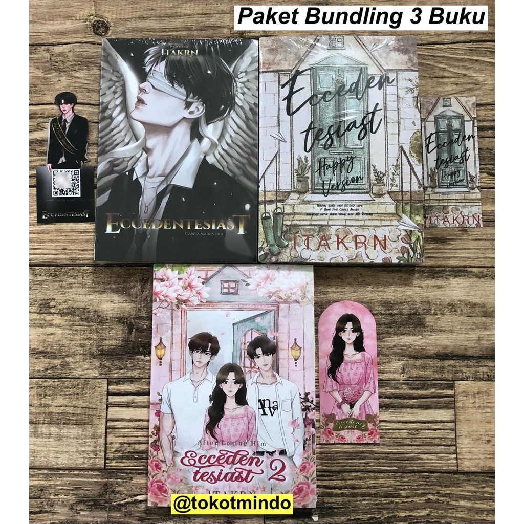 ORIGINAL Novel ECCEDENTESIAST (Itakrn) + Bonus - Penerbit Akad - Diamond Gang