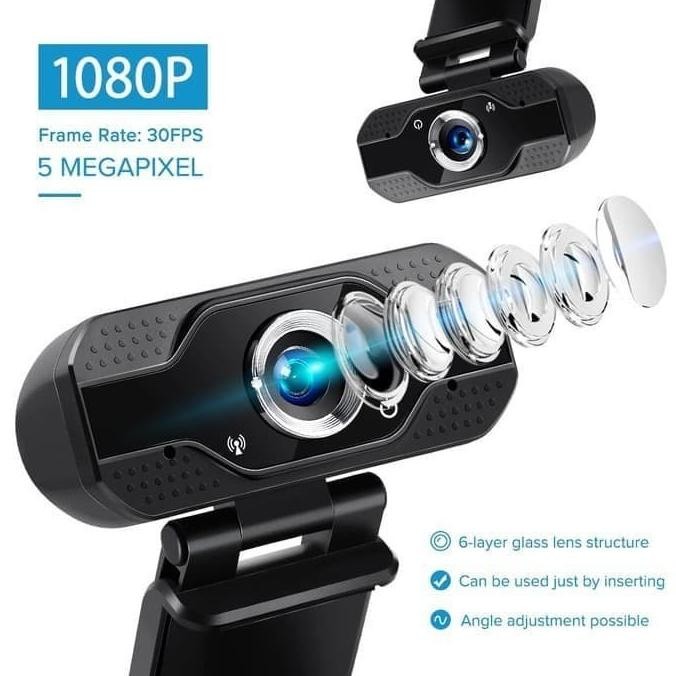 Webcam 1080P Full HD KRX USB Webcam Terlaris