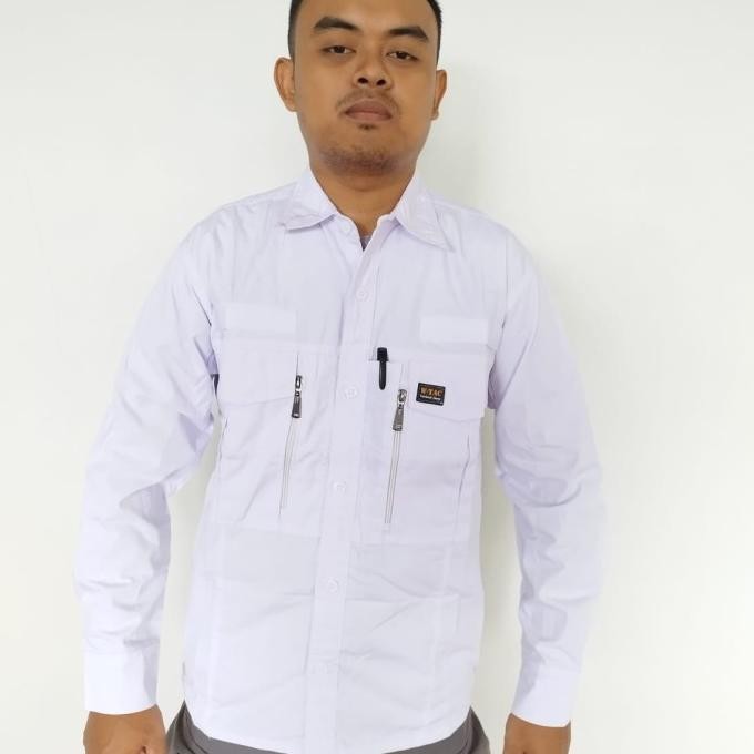 Promo Kemeja Tactical W-Tac Panjang Merah/Putih/Kemeja Lapangan/Kemeja Pria/