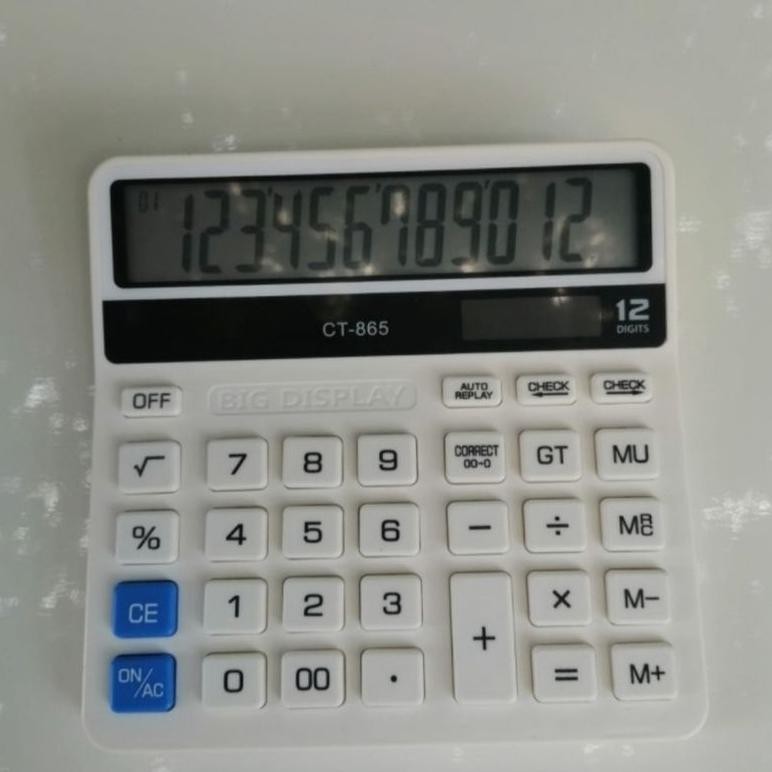 

Vf-52 Kalkulator Meja Ct 865 - Check & Correct Calculator Desktop Ct865 Hemat