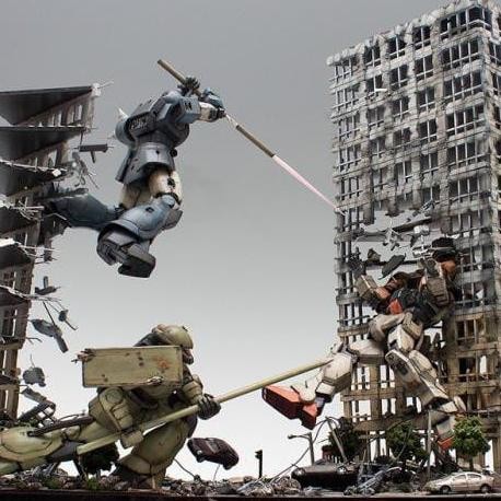 diorama gundam mg diorama